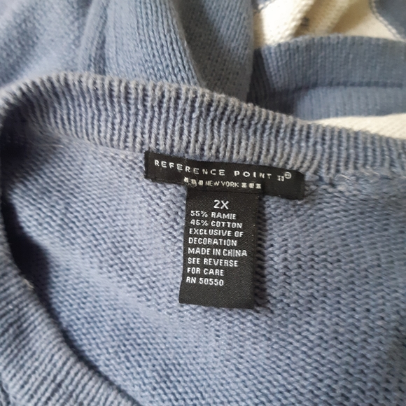 Reference Point Women's Sweater Size 2X - Picture 2 of 11
